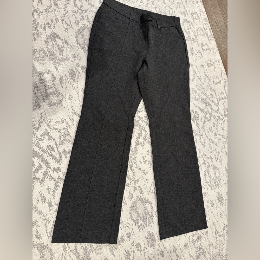 J. Jill Ponte Women's Dress Pants Dark Charcoal NWT Medium